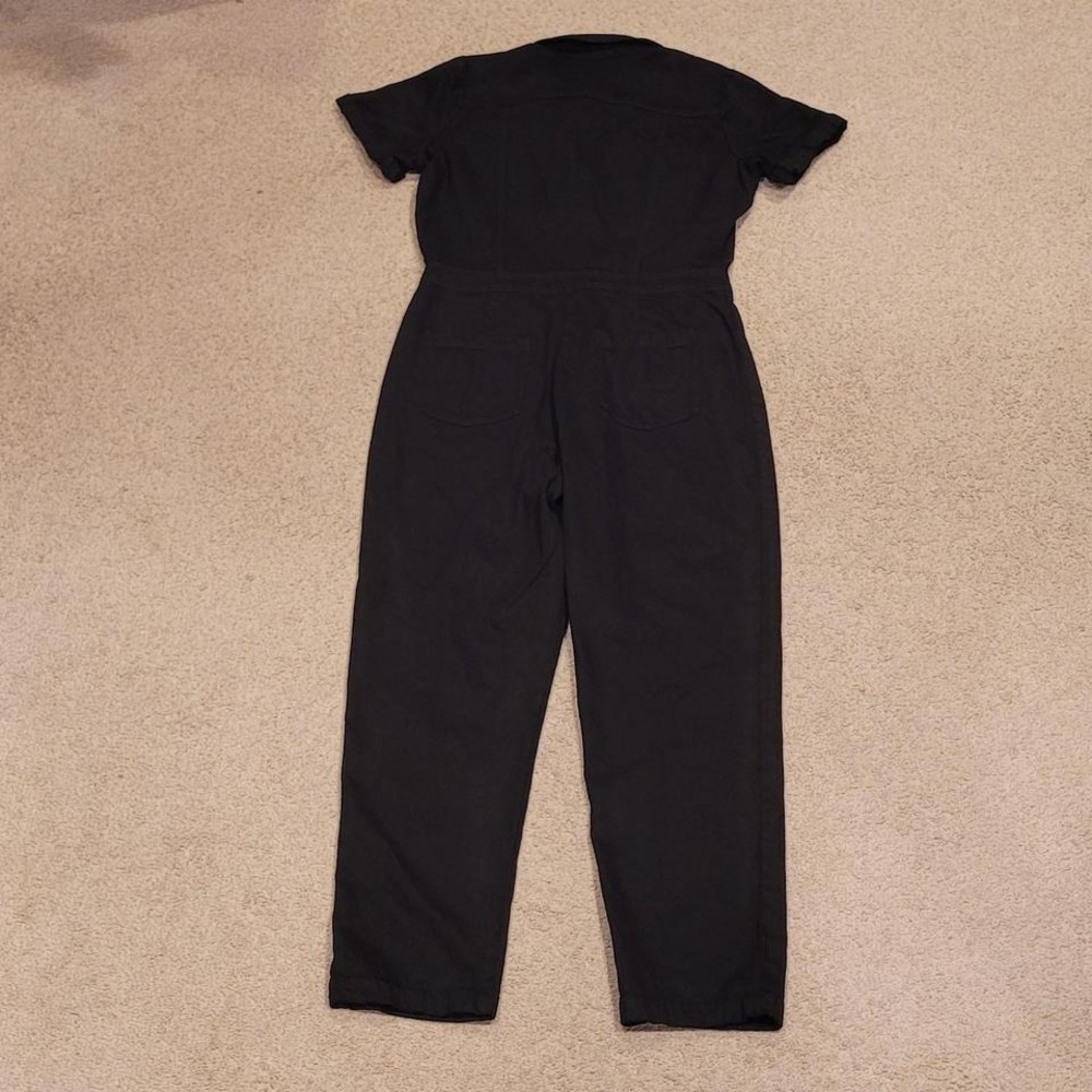 Young Fabulous Broke Women's Boiler Denim Utility Jumpsuit, Size L, Black - Picture 5 of 7